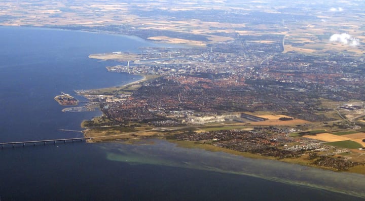 Blick über Malmö in Südschweden